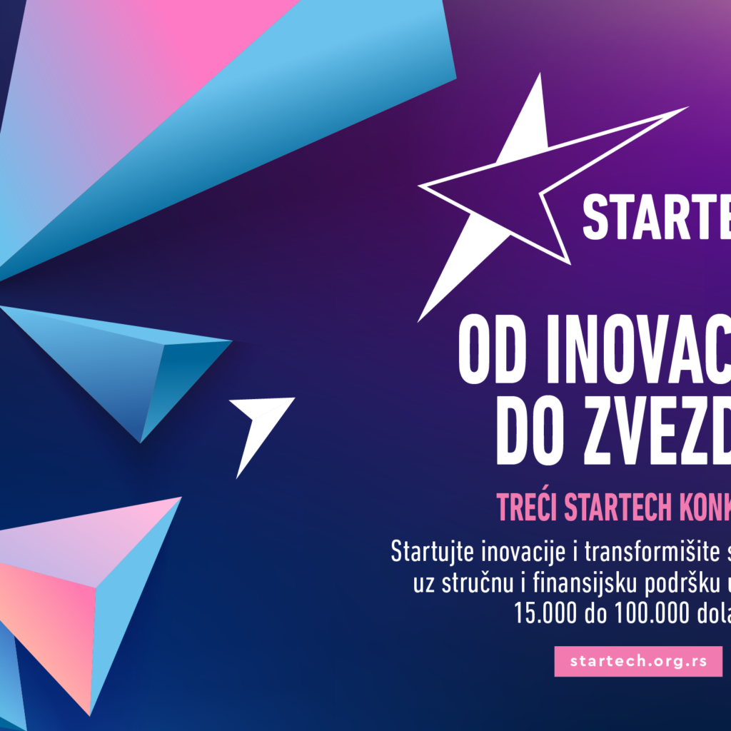 Treći ciklus programa StarTech –  otvoren konkurs za grantove do 100.000 dolara